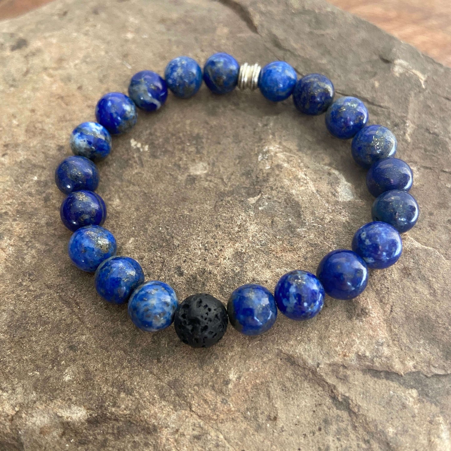 Lapis Lazuli Bead Bracelet