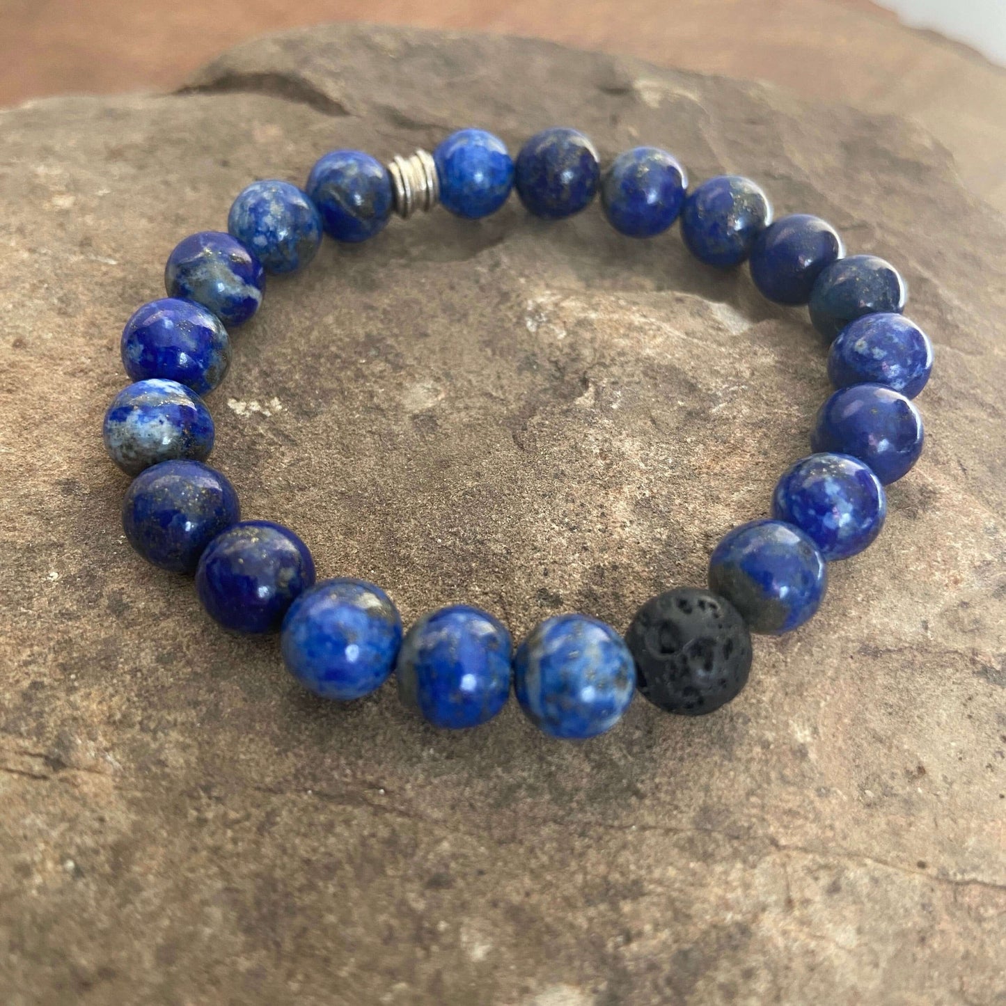 Lapis Lazuli Bead Bracelet